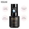 ROSALIND 7ml Gel Nail Polish Top Base Coat Diamond Transparent Long Lasting Manicure UV Primer Gel