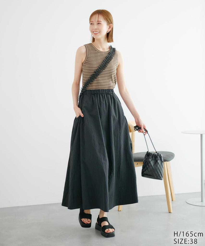 Rope Picnic Tank Brown Choose Your Length Women's Top, (23),