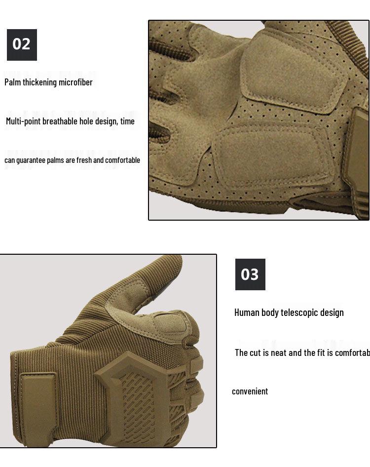 Unisex Taktische Handschuhe mit Rutschschutz: Verschleißfest, Stoßfest, Vollfinger-Touchscreen-Sport-Handschuhe