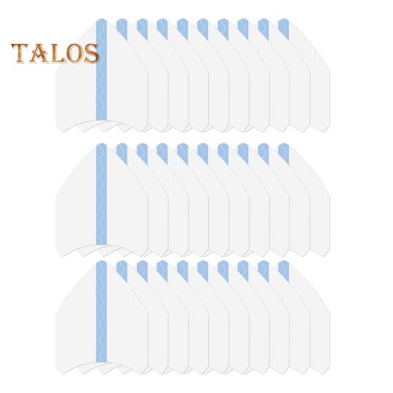 

30/50 шт. V-образные невидимые пластыри для бедер, подтягивающие кожу, укрепляющие, против натирания, водонепроницаемые прозрачные пластыри для ног и тела 30PCS