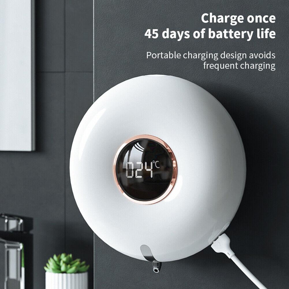 For Bathroom For Kitchen Rechargeable Soap Dispenser Infrared Sensor Soap Dispenser Wall-mounted Design Infrared Induction
