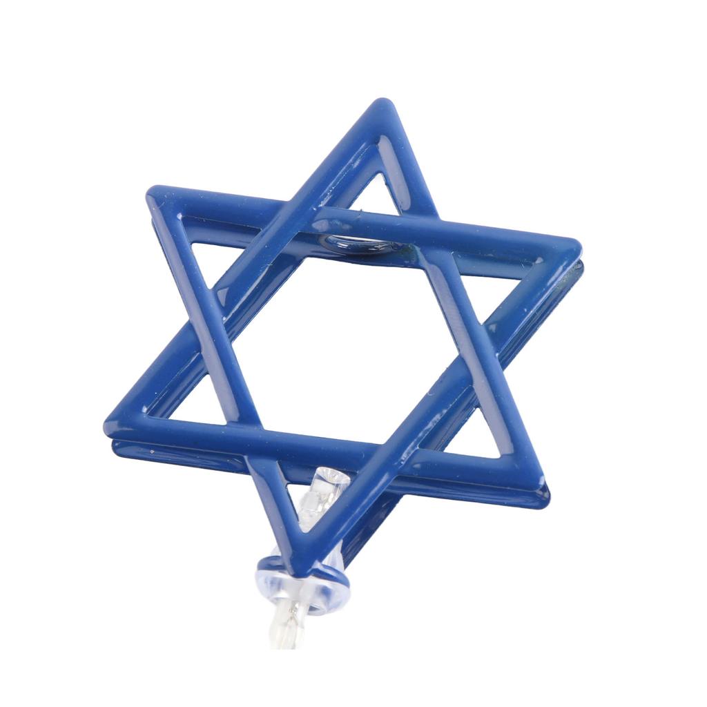 LED Hanukkah String Lights Hexagonal Star Fairy Light 3 Meters 20 LED Decoration Lights