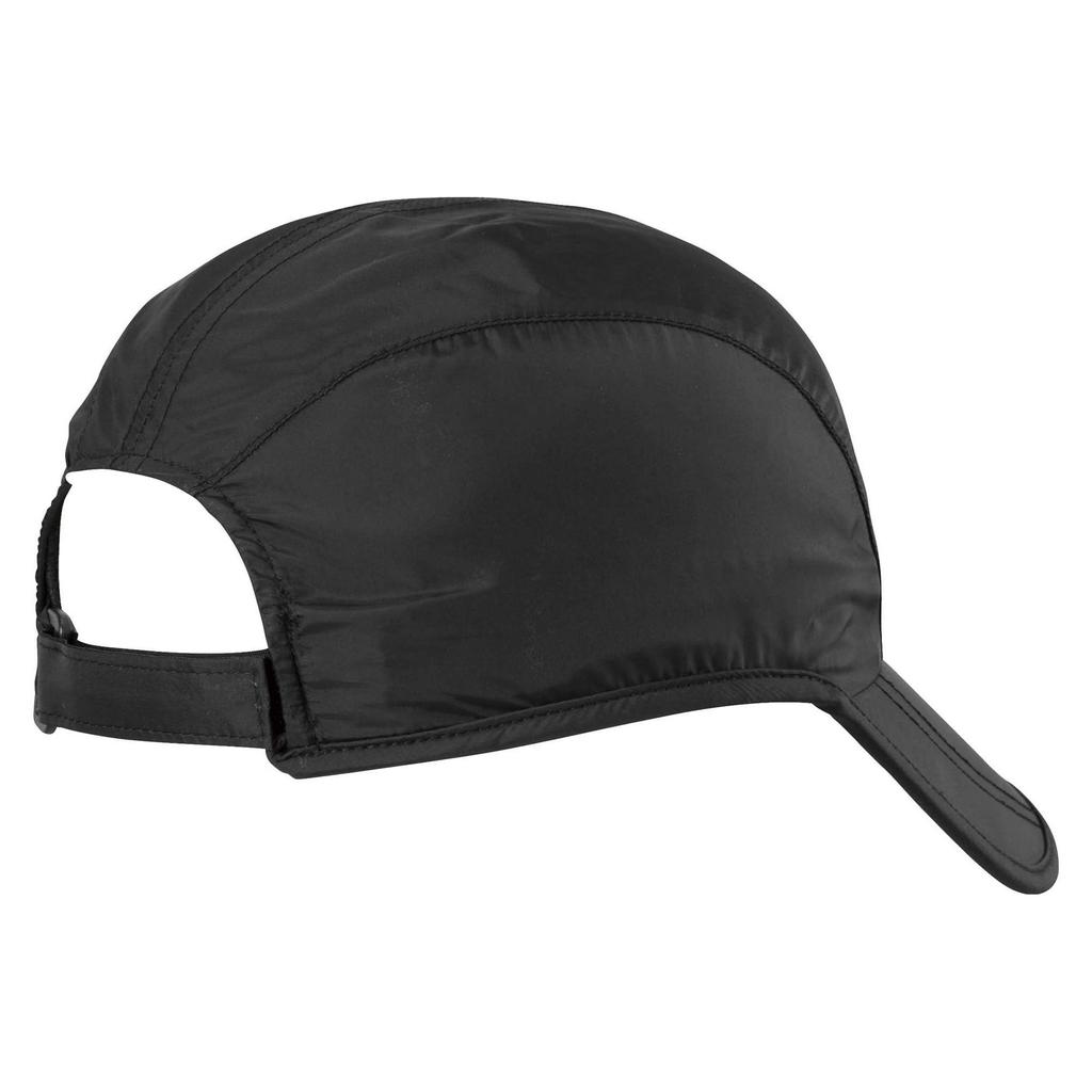Mizuno J2MW8501 Black Medium Running Cap with Reflective Backing for Nighttime Use