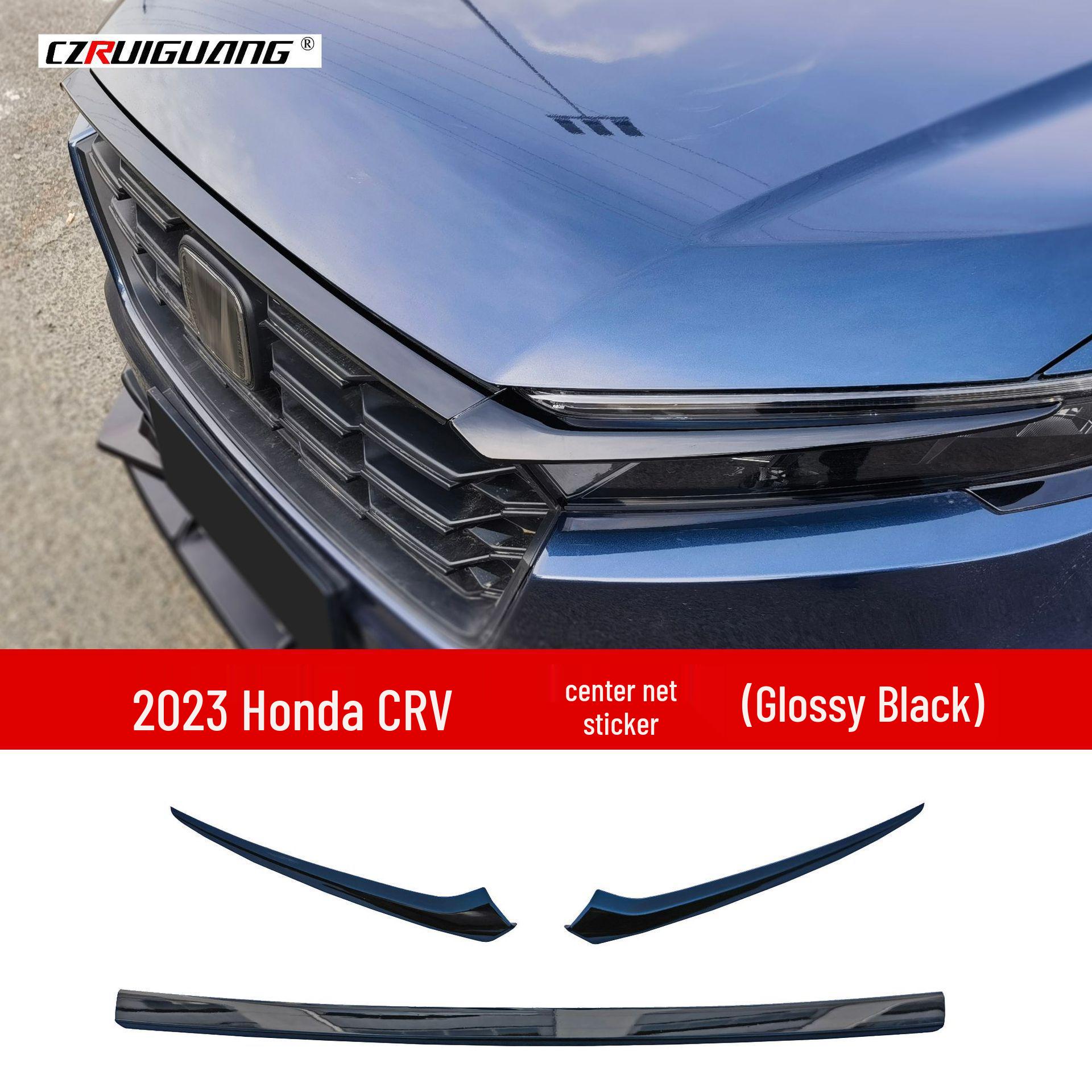 2023 Honda CRV Body Kit: Grille, Front Splitter, Rear Spoiler, Louvers, Aerodynamic Spoiler.