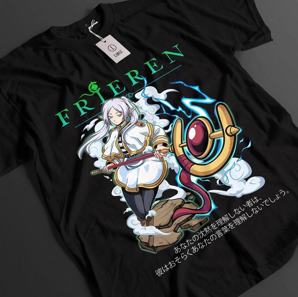 Frieren Shirt Fern Tshirt Stark TShirt Himmel Top Heiter Anime Unisex S