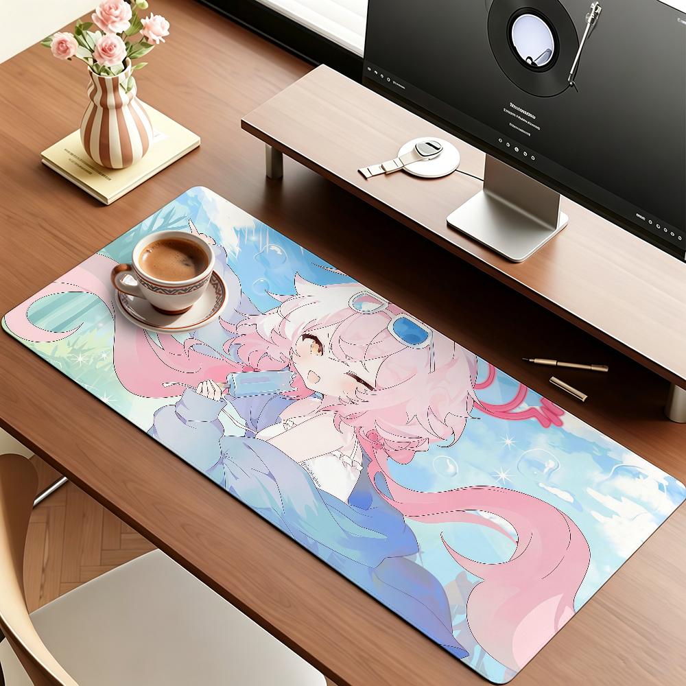 Games Girl Blue A-archive Hoshino Mouse Pad Anti Slip Rubber Edge Locked Thickened Laptop Gaming Desk Mat