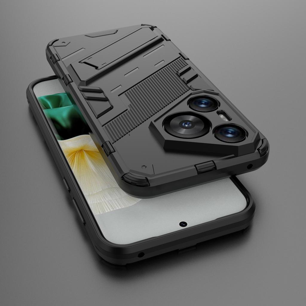 For Huawei Pura 70 Kickstand Case PC+TPU Dual Layer Protection Phone Cover