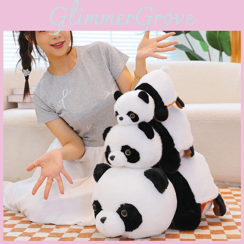 Flip Panda Plüschtier mit individuellem Design im niedlichen Tierstil für lustige Spielzeit für Kinder