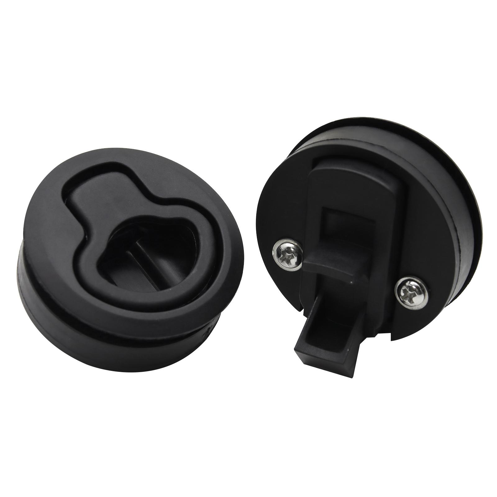 

2X Лодка Паровая палуба люки замок сплав нержавеющая сталь морская фурнитура для кемпера RV заподлицо защелка дверной замок шкафчик 2 дюйма