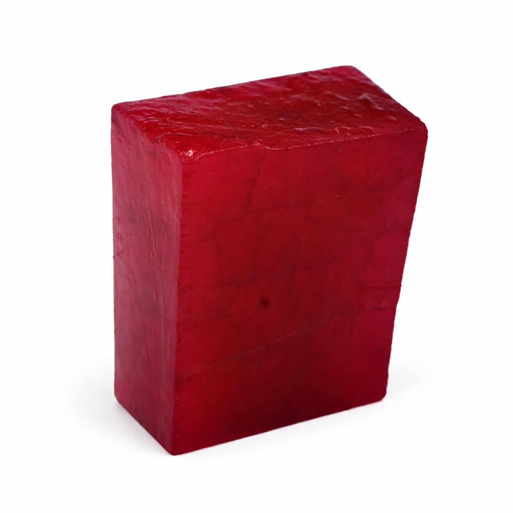 Natural Red Ruby 555ct Uncut Rough Certified Loose Gemstone