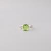 Peridot Gemstone 925 Sterling Silver Handmade Jewelry Designer Zircon Ring For Anniversary Gift CZR-15-4