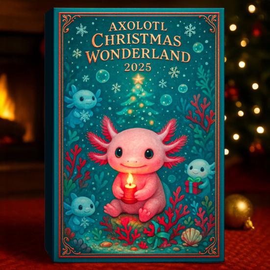 Christmas Salamander Advent Calendar Acrylic Hanging Salamander Decoration 24 Days Xmas Countdown Calendar Home Office Desktop Ornament