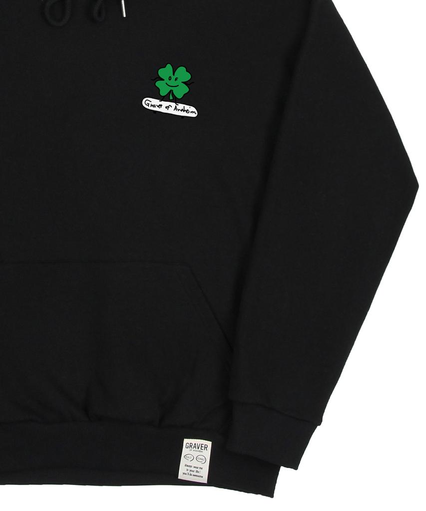 [Unisex] Clover Board Hoodie_Black