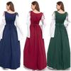 Halloween Greek Goddess Court Princess Queen Costume Cospla Fancy Vampire Retro European Imperial Drama Stage Play Elegant Dress