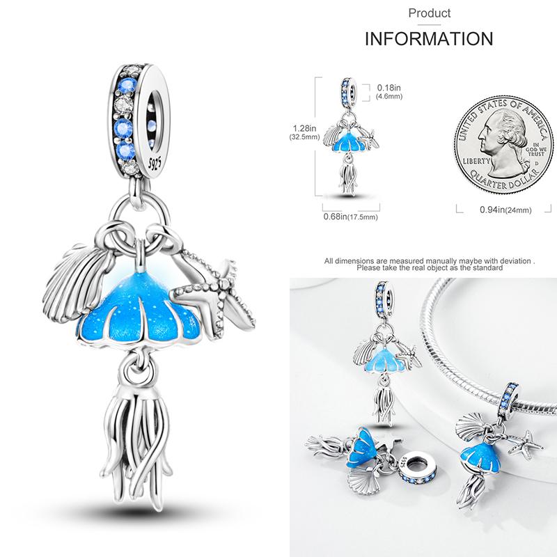 HOT Charms Beads 925 copper Pink Cat Paw Luminous Firefly Devil Eyes Alphabet Charm Fit Original Bracelet DIY Women Zircon Gift