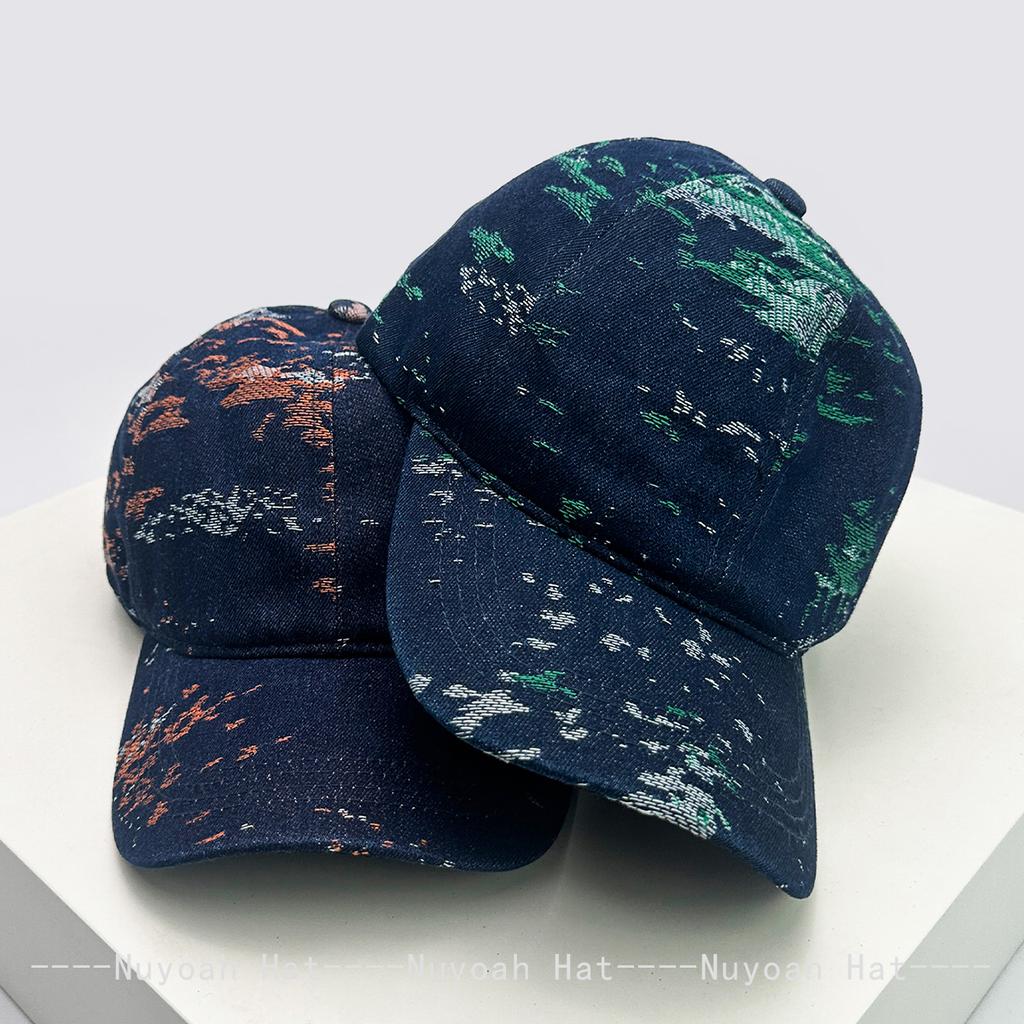 New Men Women Personal Irregular Pattern Baseball Hats Sunshade Travel Versatile Outdoor Peaked Caps Retro Fashion Ins Casual