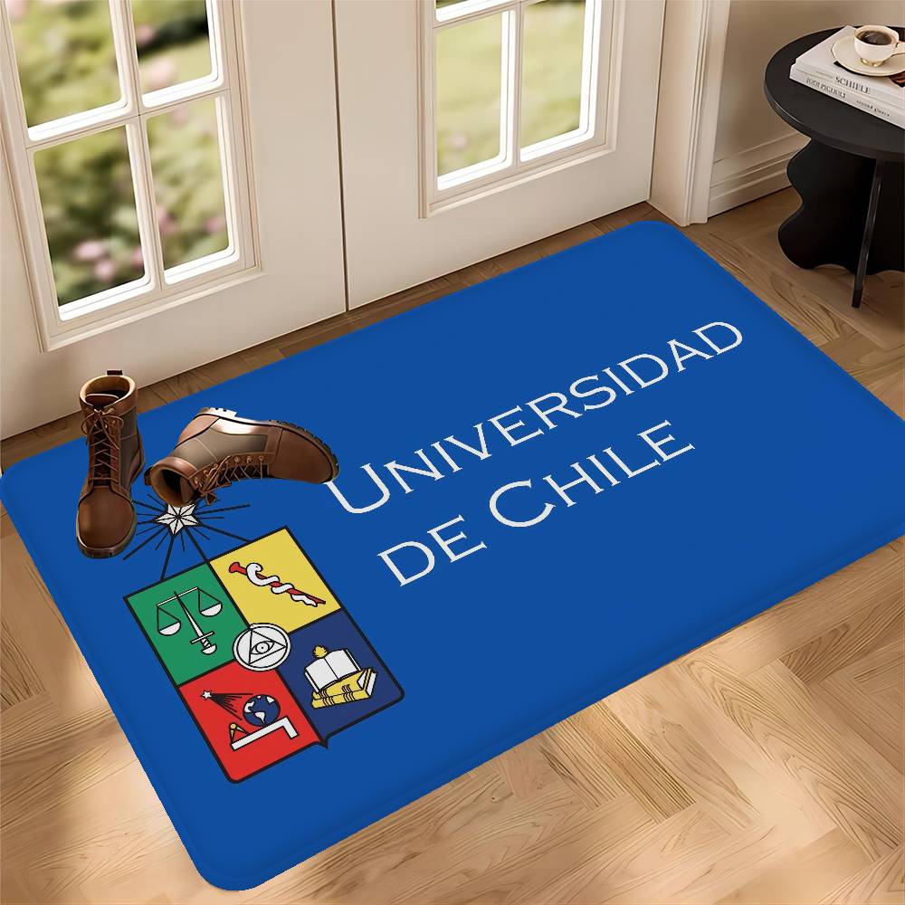 Chile U-University Logo Anime Bathroom Mat Anti-slip Absorb Water Long Strip Cushion Bedroon Mat Welcome Doormat