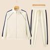 Women's 2024 Autumn Casual Sportswear Set: Long Sleeve Top & Elastic Cuff Straight-Leg Pants.