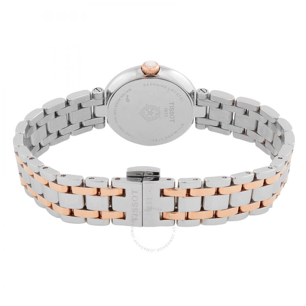 Tissot Bellissima Small Lady Quartz White Dial Two Tone Watch T126.010.22.013.01