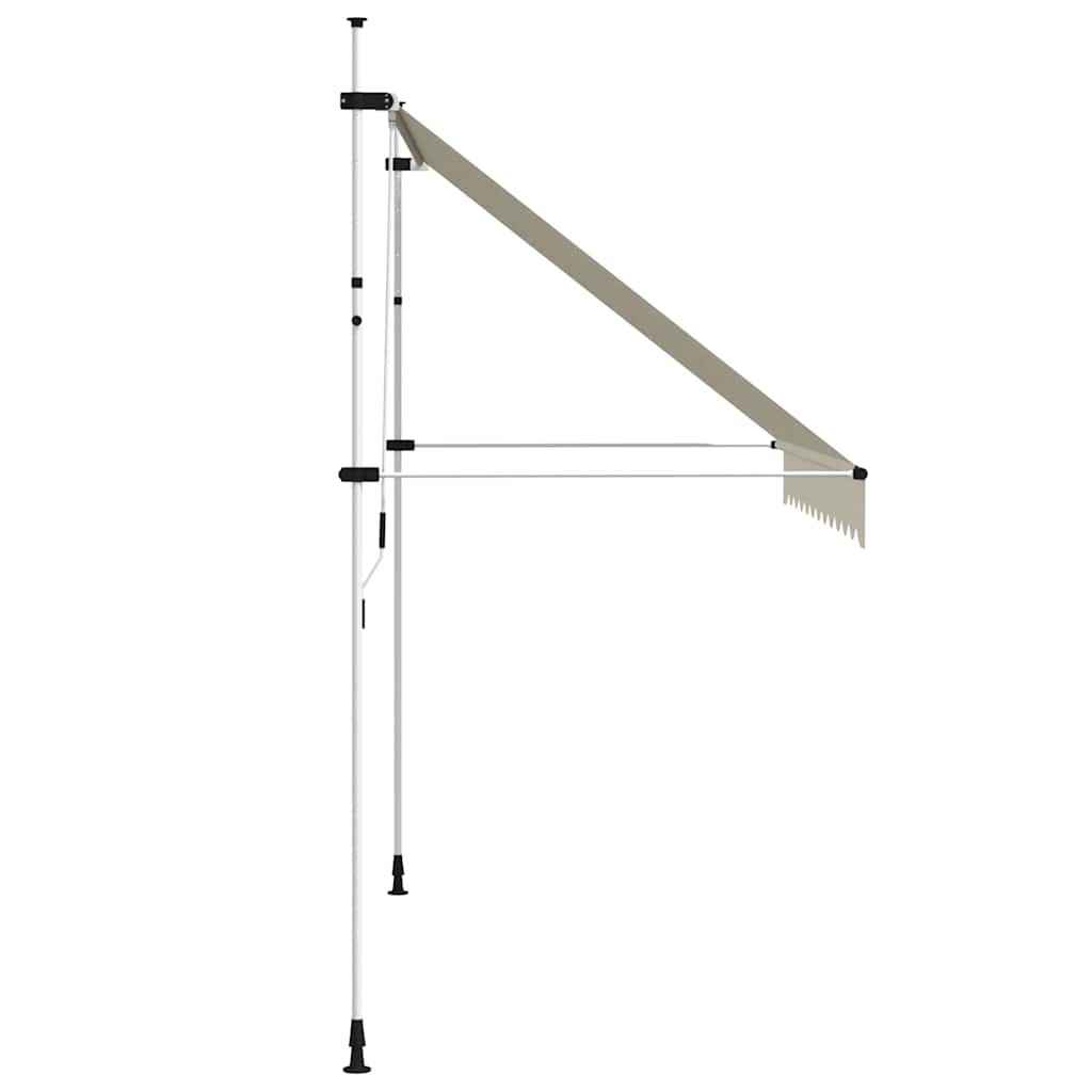 Manual Retractable Awning 300 Cm Cream White