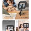 LED Mobile Video Stabilizer Rechargeable Cell Phone Light Handheld Phone Stabilizer with Phones Holder for Video Recording
