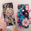For Xiaomi Redmi Note 6 Pro Cute Flower Butterfly Cat Painted Case For Redmi Note6 Soft Silicone TPU Phone Cases