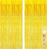 Gold Party Curtain 2 Pcs 1x2 M Tinsel Photo Backdrop Decoration