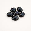 Svart Onyx Ädelstenar, Ovala Polerade Onyx Cabochoner, Naturliga Svarta Halvädelstenar