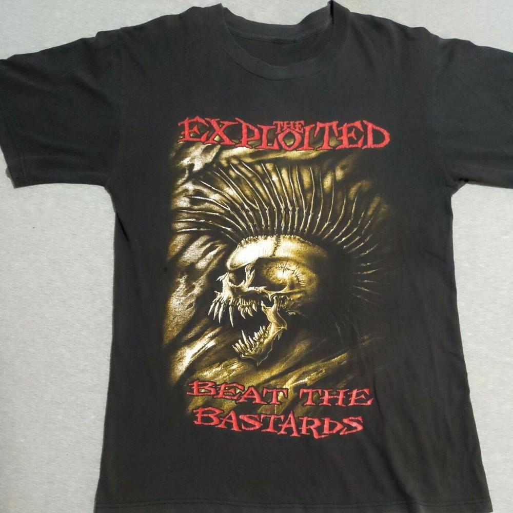 

Beat the Bastards THE EXPLOITED Shirt Classic Black Unisex T-Shirt XXL