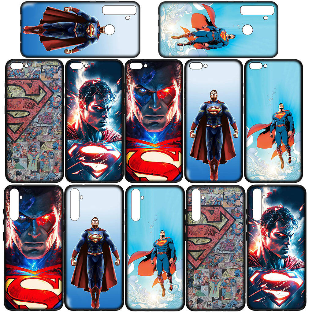 for Samsung Galaxy S25 S24 S23 iPhone 17 16 15 Xiaomi Redmi Note 14 13 12 Plus Pro Max A57 Phone Case Wallpaper Super Hero Supermans Man OPPO Huawei