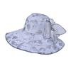 Foldable Mom Fisherman Hat Detachable Bow Sunscreen Basin Hat Thin Bow Sunshade Cap  Vacation