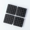 Tokyo Bouon Audio Insulator ISHIGAKIMAT Extra Thick 50mm X 50mm X 17mm Thickness 4 Pieces Soundproofing Vibration Damping Rubber Hanenite Rubber