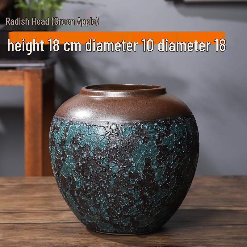 Современная минималистичная керамическая ваза в форме круглого шара - Домашнее настольное украшение