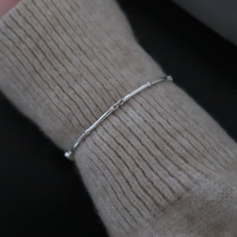 

mahogani BAMBOO CHAIN BRACLET 210MM