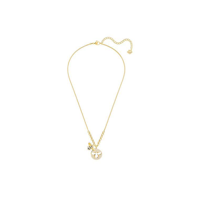 Swarovski Lisabel Series Cute Bee Gold Plated Necklace Women necklace 5365641