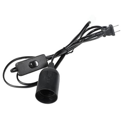 EU Plug1.8m 3m 5m Power Cord Cables E27 Lamp Base Holder With Switch Wire For Crawling Pet Brooder Heating Spiral Light Socket