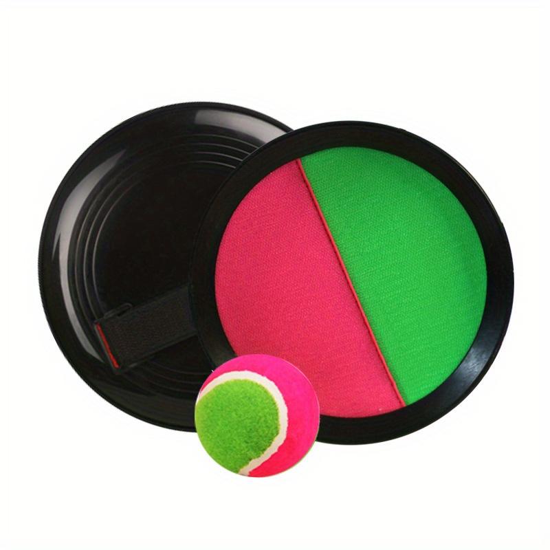 

Pet Interactive Sticky Ball Game Set - Durable Plastic Beach and Outdoor Games, Including 2 Rackets and Multiple Balls чёрный