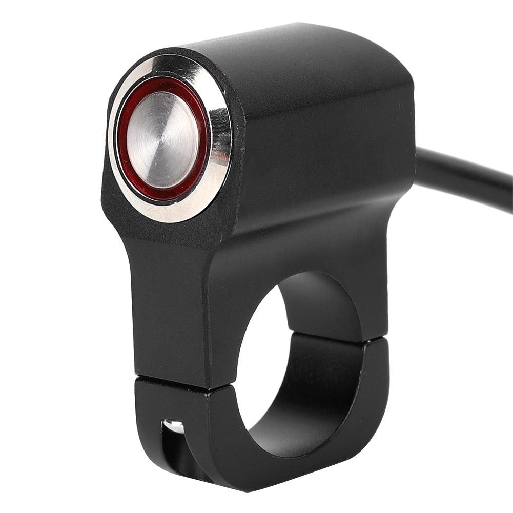 Handlebar Headlight Switch Spot Light Waterproof Stainless Steel Motorcycles Modification Parts 25mm