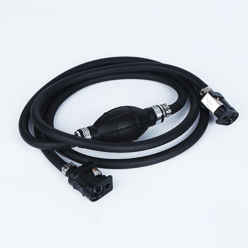 

Ручной насос для топливного бака подвесного мотора яхты с односторонним резиновым шлангом 8 мм