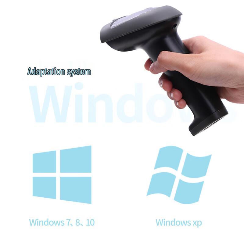 Deli Wireless 1D Laser Barcode Scanner