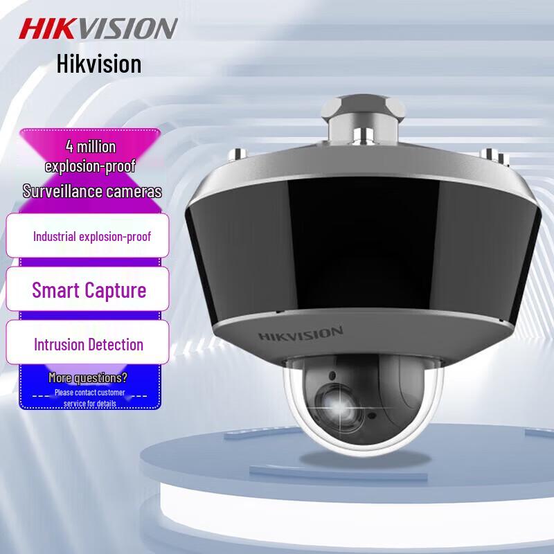 

Hikvision 4MP 4x Zoom PoE Explosion-Proof IR Dome Camera CN plug (adapter included)