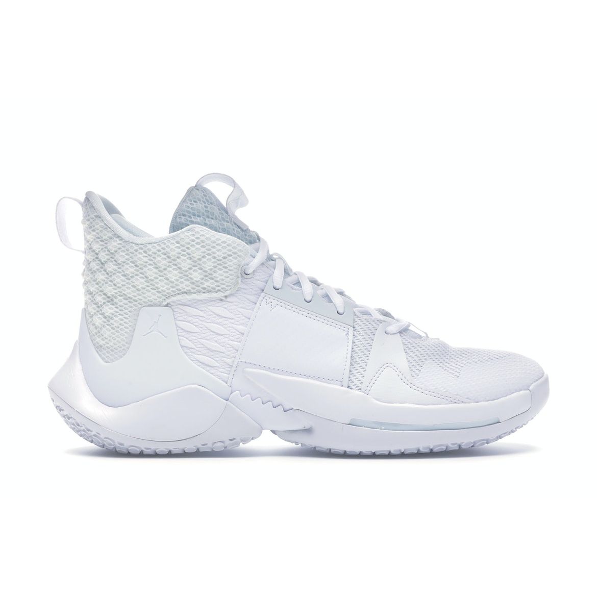 

Air Jordan Почему бы не Zer0.2 Triple White мужские кроссовки Off-White-Platinum-Tint AO6219-101