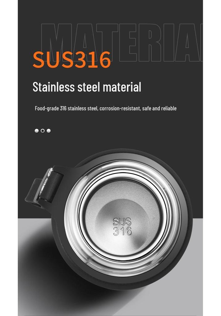 316 Stainless Steel Large-Capacity Insulated Travel Tea Infuser Cup