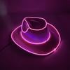 Western Hat Light Up LED Cowgirl Hat Party Hat Stage Costume Headwear