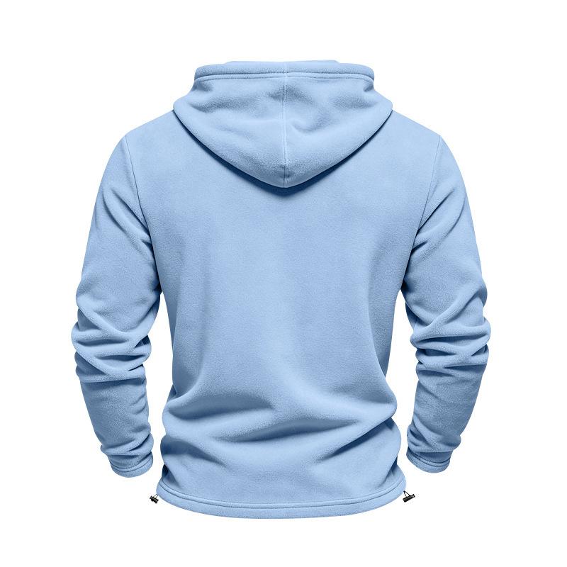 Men S Casual Long Sleeve Hooded Sweatshirt With Drawstring