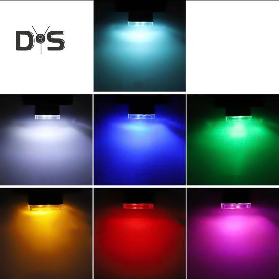 Oświetlenie nastrojowe w samochodzie Oświetlenie otoczenia LED USB Wtyczka USB Dekoracja lampka nocna Uniwersalne akcesoria do wnętrza samochodu