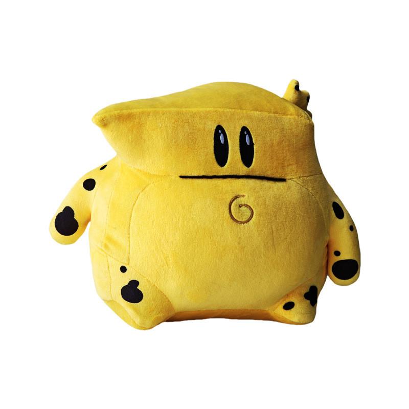 

Kick Cheat The Yellow Black Spot Plush Toy Cartoon Stuffed Doll Gift Decoration