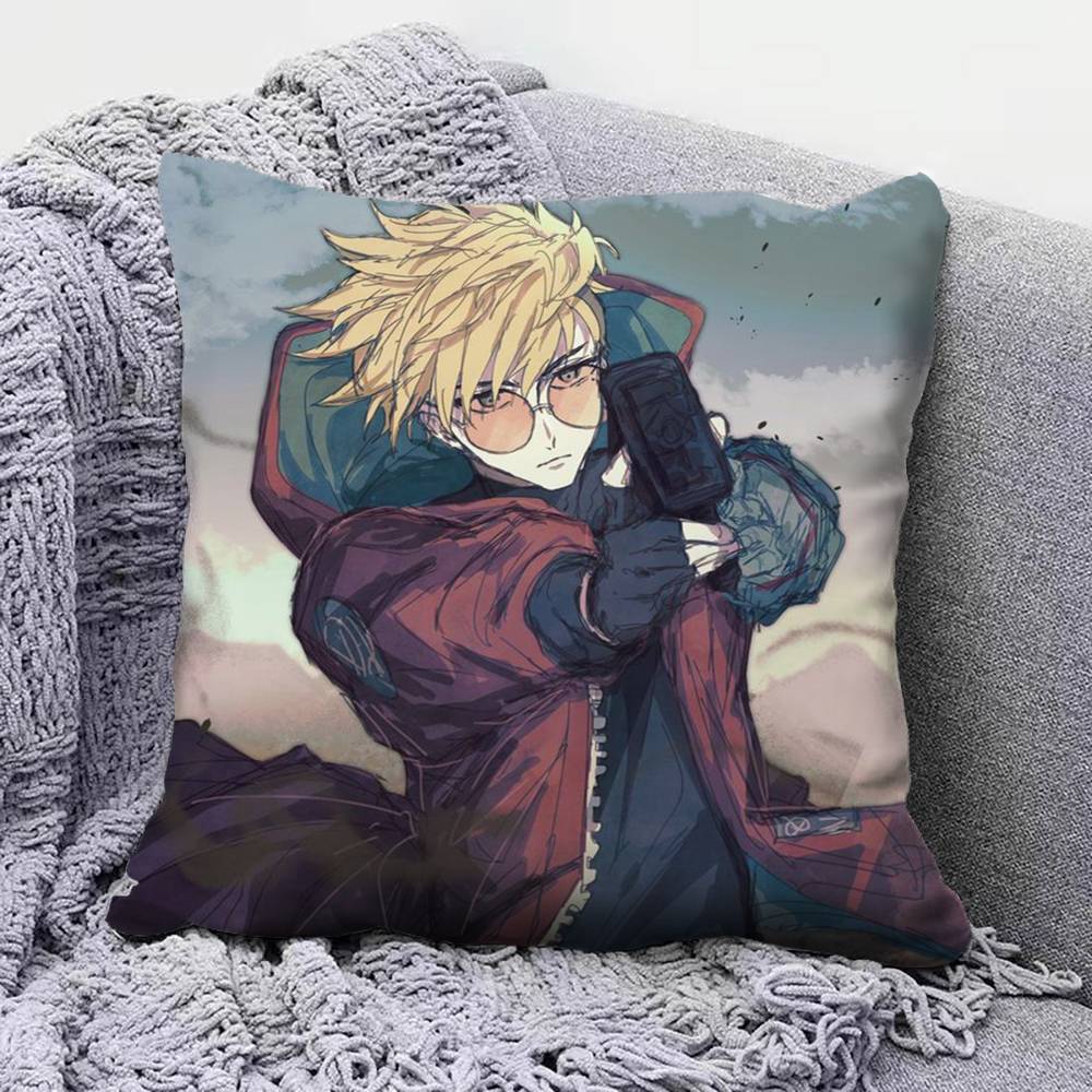 Vash Trigun Anime  Home Sofa Cushion Covers and Aecorative Custom Pillow Covers
