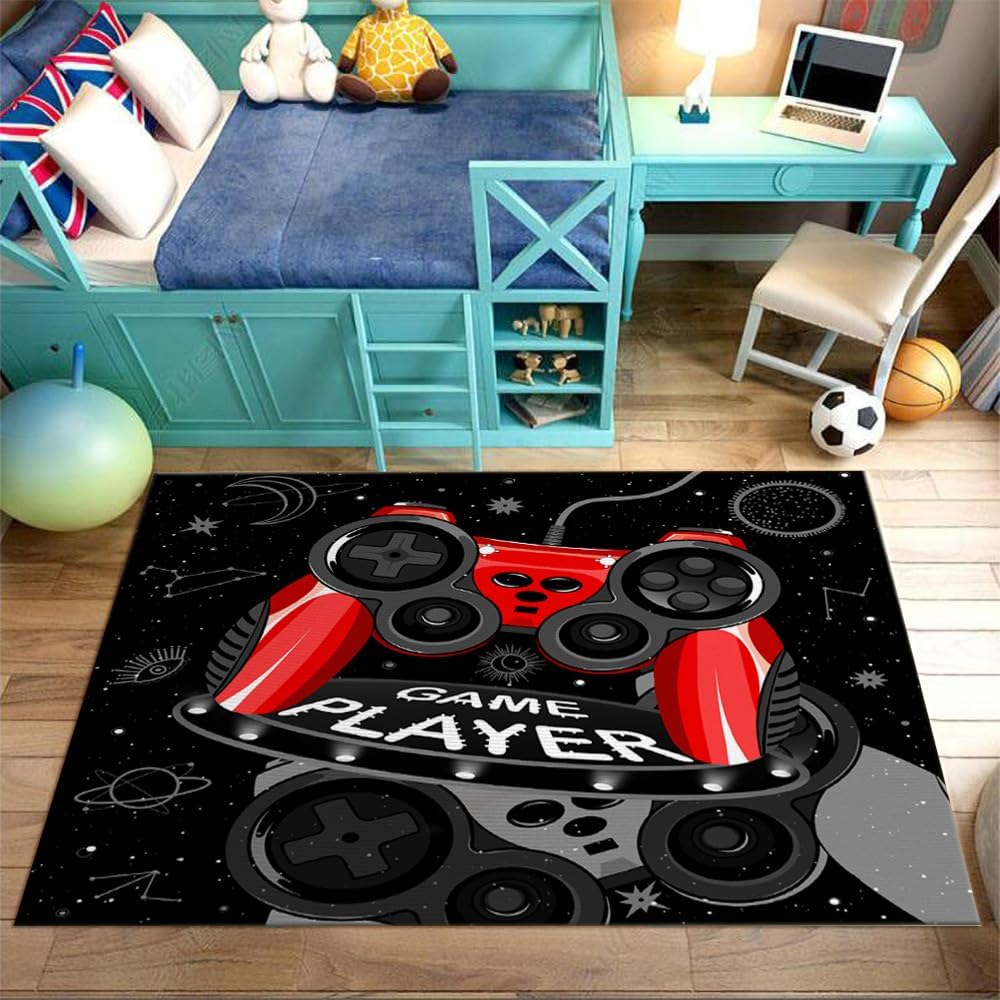 

Cartoon Dinosaur Area Rugs for Kids Room Boys Girls, Dino Carpet for Boys Bedroom Home Decor Large Play Rugs, Non Slip Crystal 60x90CM