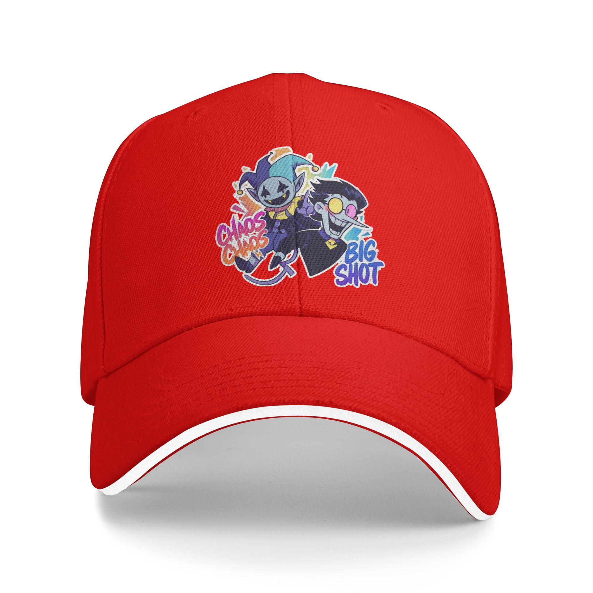 

Unisex Jevil and Spamton Deltarune Outdoor Hat Sun Cap Casual Baseball Cap Sunscreen Sunshade One Size